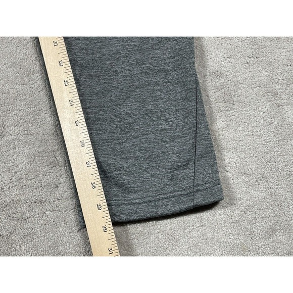 Nike Sweatpants Men's S Gray Heather Dri Fit 100% Polyester Workout Straight Leg - Picture 8 of 8